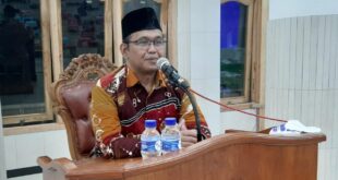 Ketua DPD LDII Kulon Progo Saat Memberikan Materi Karakter Luhur