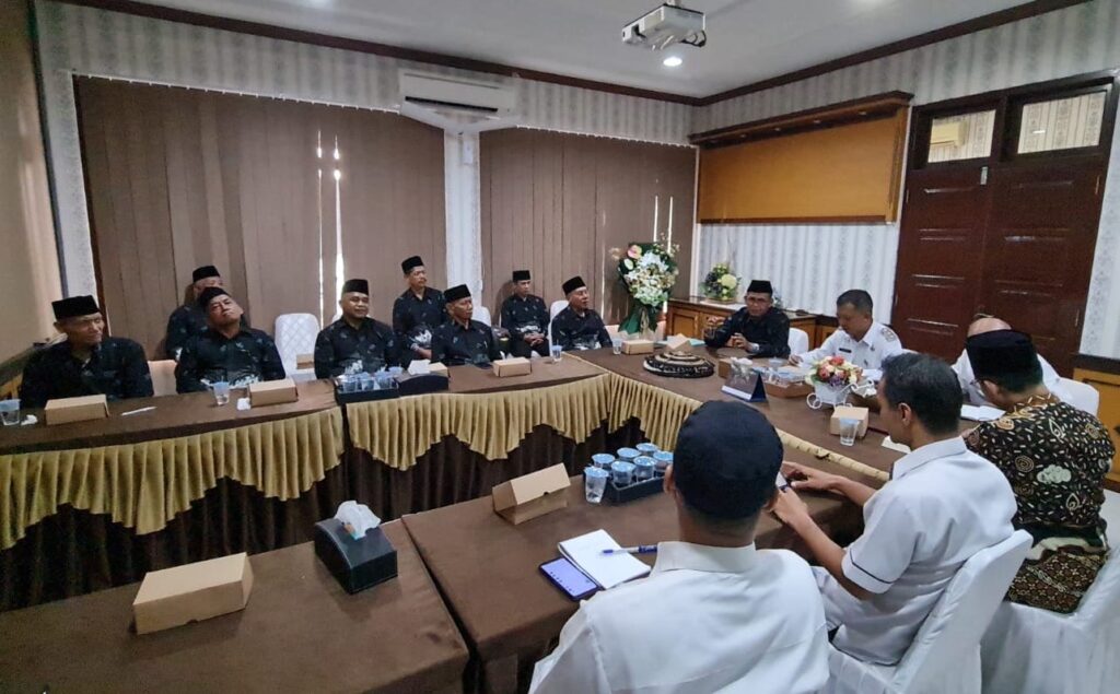 Ketua DPD LDII Kulon Progo Memaparkan Program kepada Pemkab