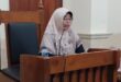 Narasumber dari Bagian PPKK saat memberikan materi pada pengajian ibu-ibu DPD LDII Kulon Progo
