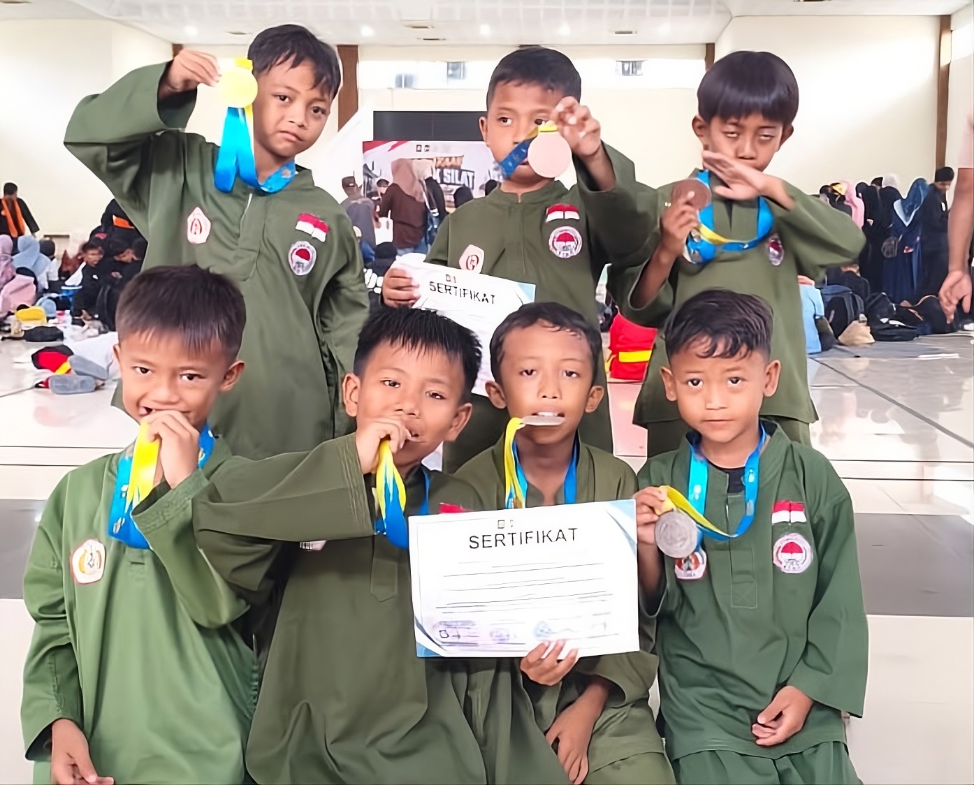 SDIT Bina Insan Mulia meraih 8 medali pada Kejuaraan Pencak Silat Piala Kadisdikpora Kulon Progo 2026