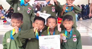 SDIT Bina Insan Mulia meraih 8 medali pada Kejuaraan Pencak Silat Piala Kadisdikpora Kulon Progo 2026