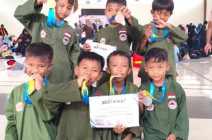 SDIT Bina Insan Mulia meraih 8 medali pada Kejuaraan Pencak Silat Piala Kadisdikpora Kulon Progo 2026